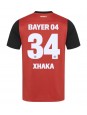 Bayer Leverkusen Granit Xhaka #34 Domaci Dres 2024-25 Kratak Rukavima